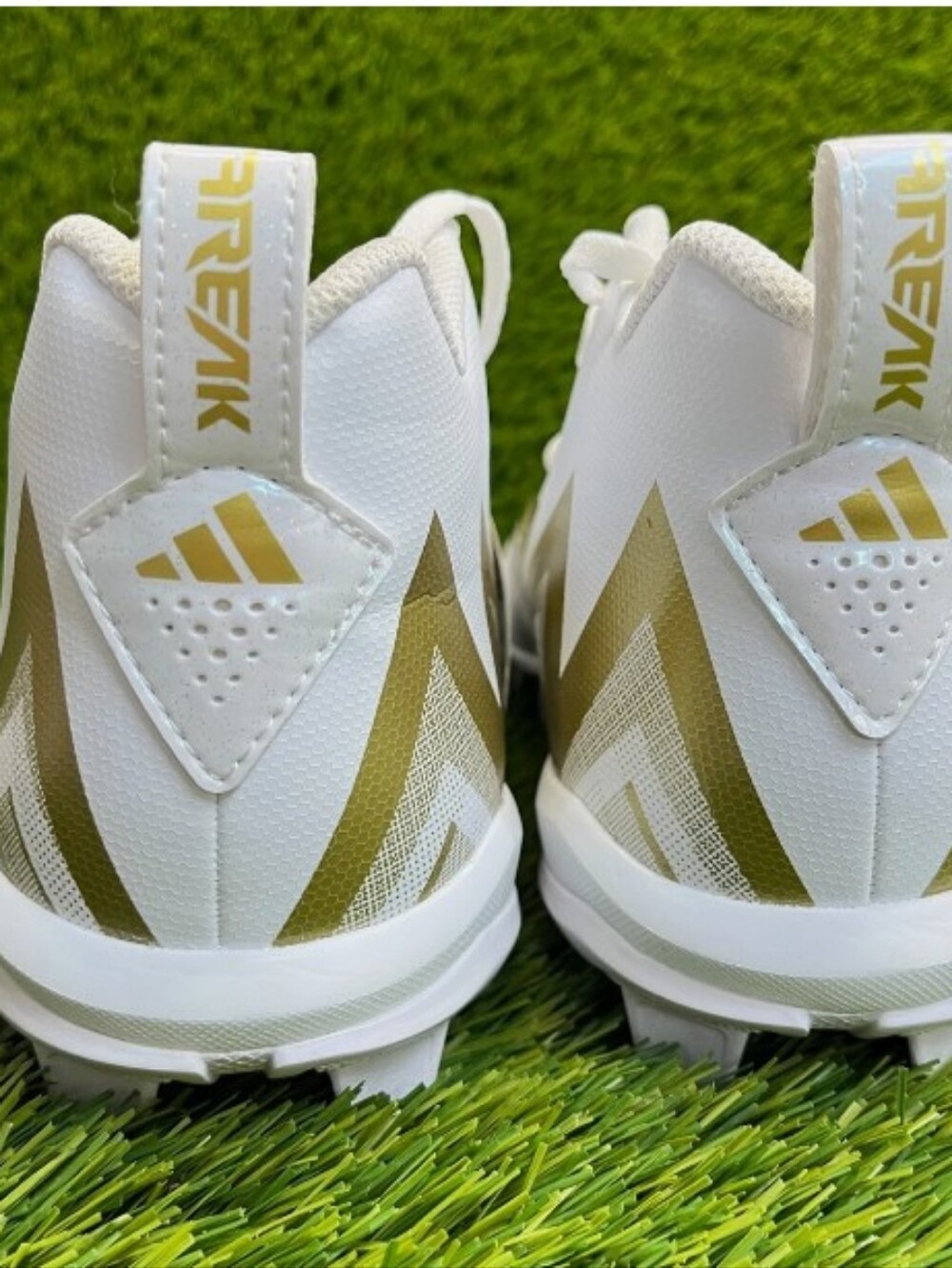 Adidas FREAK WHITE & GOLD CLEAT